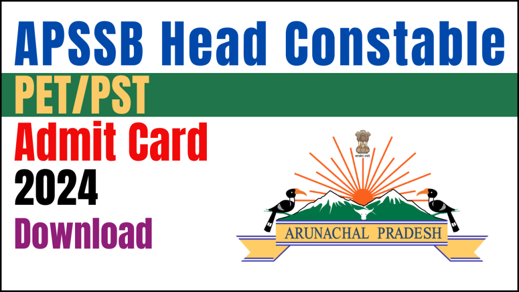 APSSB Head Constable Admit Card 2024