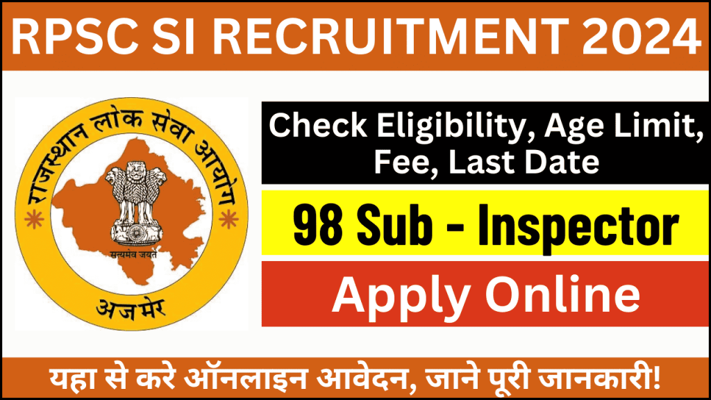 RPSC SI Recruitment