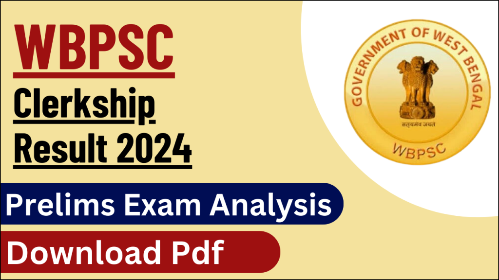 WBPSC Clerkship Result 2024